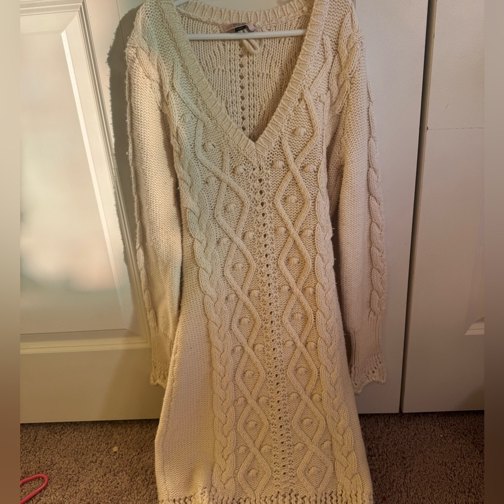 RED Valentino Ivory Knit Sweater